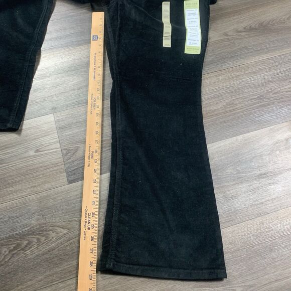 Sonoma Life+Style Women's Mid Rise Black Bootcut Corduroy Pants Size 16 S - Picture 4 of 6